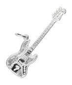 Zilveren Electrische basgitaar Fender ketting hanger, Sieraden, Tassen en Uiterlijk, Verzenden, Nieuw