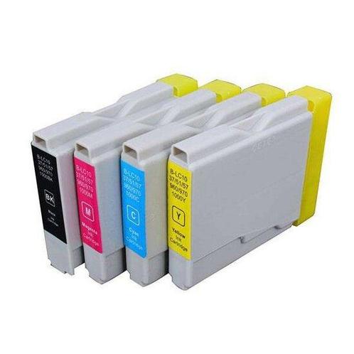 Brother DCP-135C inkt cartridges LC-970 Set 4 Stuks compa..., Computers en Software, Printerbenodigdheden, Nieuw, Verzenden