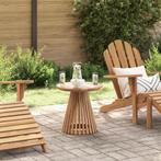 vidaXL Tuin Bijzettafel Ø50x49,5 cm van Massief Teakhout, Tuin en Terras, Verzenden, Nieuw