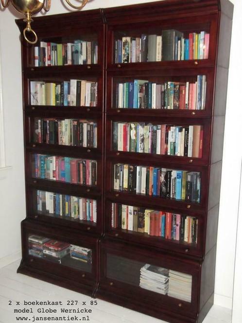 Boekenkast model globe wernicke nu €750,00 .........., Huis en Inrichting, Kasten | Boekenkasten, 25 tot 50 cm, Nieuw, 200 cm of meer