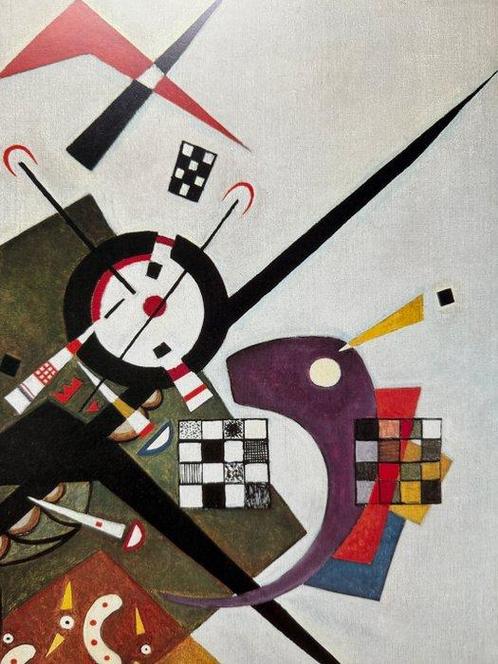Wassily Kandinsky (1866-1944) - Sur Blanc II, Antiek en Kunst, Antiek | Overige Antiek