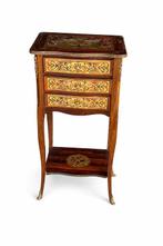 Kabinet - Hout, Brons - Nachtkastje Luigi XV, Antiek en Kunst