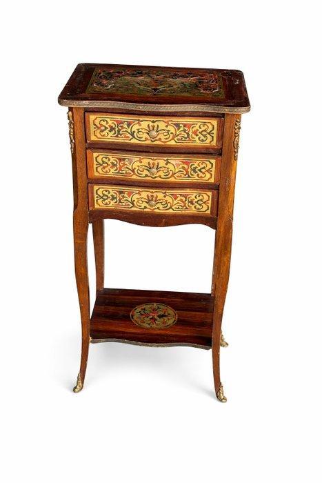 Kabinet - Hout, Brons - Nachtkastje Luigi XV, Antiek en Kunst, Antiek | Overige Antiek
