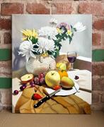 Hanna Kozachuk (XX-XXI) - Flowers and fruits, Antiek en Kunst, Kunst | Schilderijen | Klassiek