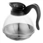 Koffiekan | Met Deksel | Glas + RVS Bodem | 1.8L | Geschikt, Verzenden, Nieuw in verpakking