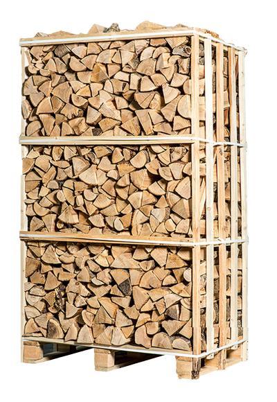 Pallet ovengedroogd essen haardhout, Tuin en Terras, Haardhout, Blokken, Minder dan 3 m³, Ophalen of Verzenden