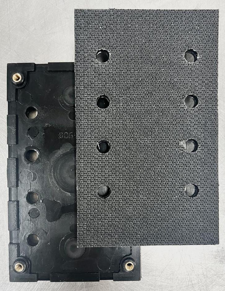 Hamach klittenband rechthoek zool voor Hamach VH 90 en RUPES, Doe-het-zelf en Verbouw, Schildersmaterialen, Nieuw, Ophalen of Verzenden