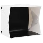 Softbox met LED-lamp inklapbaar 40x34x37 cm kunststof wit, Nieuw, Verzenden