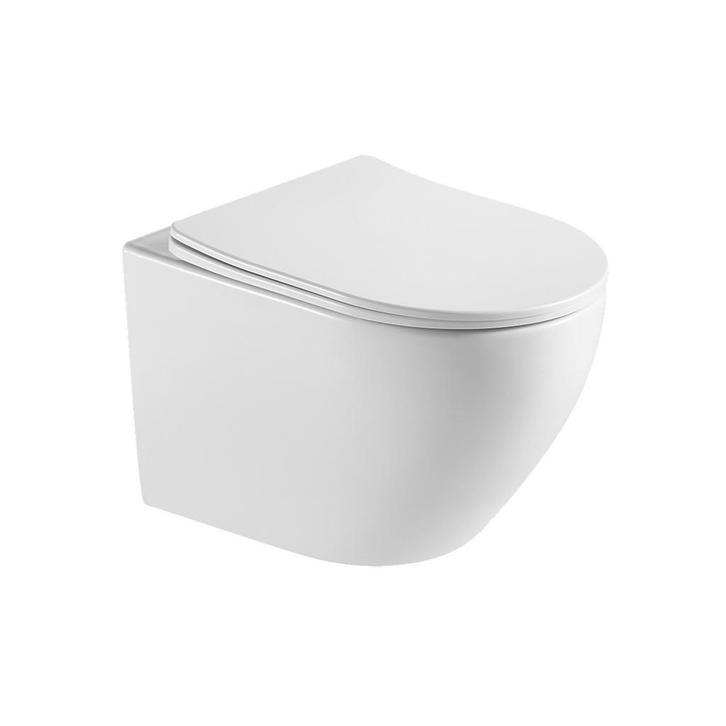 Wandcloset BWS Mudo Rimless met Toiletzitting Softclose en, Doe-het-zelf en Verbouw, Sanitair, Overige typen, Nieuw, Ophalen of Verzenden