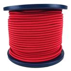 4mm Elastisch Touw - Rood - 100 meter op rol, Nieuw, Ophalen of Verzenden