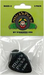 DAndrea - Micks Pick - Bass plectrum - 3.80 mm 3-pack, Ophalen of Verzenden, Nieuw, Elektrische basgitaar