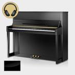 Schimmel Classic C121 EM TwinTone SP messing silent piano, Nieuw