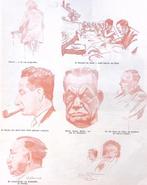 Spotprent over een aantal Nederlandse politici (lijst optie), Verzenden