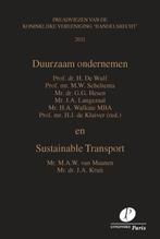 Duurzaam ondernemen en Sustainable Transport / Preadviezen, Verzenden, Zo goed als nieuw, H. de Wulf