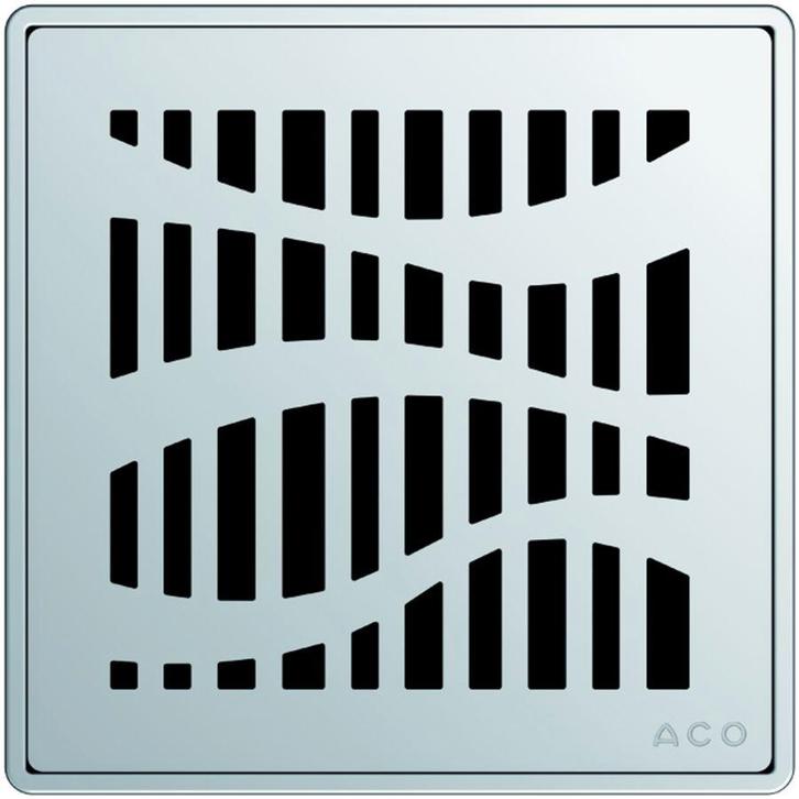 ACO Showerdrain Easyflow designrooster vierkant Forest, Doe-het-zelf en Verbouw, Buizen en Afvoer, Ophalen of Verzenden