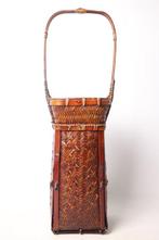 Japanse bamboe ikebana mand met patina - Bamboe - Japan -