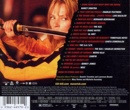 Kill Bill(Ost) - Original Soundtrack - CD, Cd's en Dvd's, Cd's | Overige Cd's, Verzenden