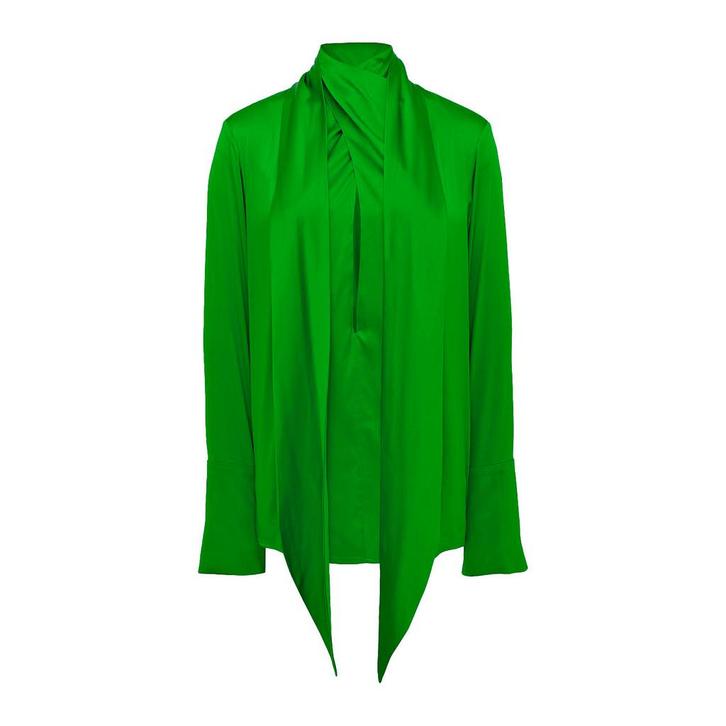 Daname • groene zijden blouse • 38, Kleding | Dames, Tops, Groen, Nieuw, Maat 38/40 (M), Verzenden