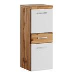 Badkamerkast Alba 30 x 30 x 83 cm Eiken Wit  Kolomkast, Verzenden, Nieuw, (Half)hoge kast