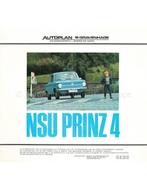 1967 NSU PRINZ 4 BROCHURE NEDERLANDS, Nieuw, Author