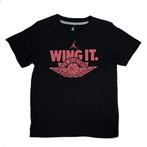 Air Jordan Wing It T-shirt Kids Zwart Maat: 116-122, Kinderen en Baby's, Kinderkleding | Overige, Nieuw, Ophalen of Verzenden