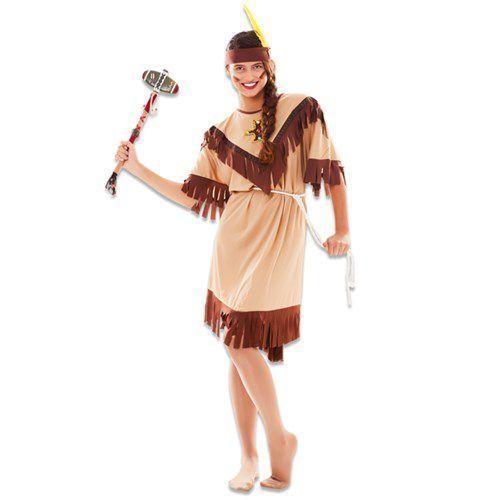 Indianen jurkje - halflang, Hobby en Vrije tijd, Feestartikelen, Feestartikel, Nieuw, Verzenden