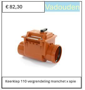 PVC KEERKLEP MANCHET x SPIE beschikbaar voor biedingen