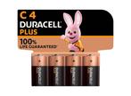 4 Duracell Plus C-Batterijen - 1.5V - Alkaline Batterijen, Audio, Tv en Foto, Accu's en Batterijen, Verzenden, Nieuw