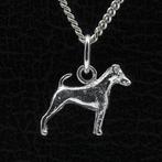 Zilveren Fox terrier gladhaar ketting hanger - klein, Verzenden, Nieuw