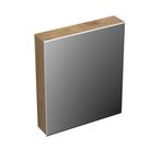 Spiegelkast Forzalaqua Uni 59.5x68.5x12.5 Cm 1 Deur Rechts, Huis en Inrichting, Woonaccessoires | Spiegels, Nieuw, Minder dan 100 cm