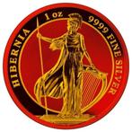 Tokelau. 2 Dollars 2022 1oz $2 NZD Tokelau Hibernia Red