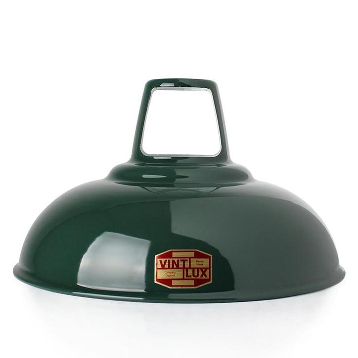 Vintlux Lampenkap 1933 Racing Green - Ø 30 cm - E27, Huis en Inrichting, Lampen | Lampenkappen