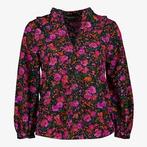TwoDay dames blouse zwart/roze met bloemenprint maat XL, Kleding | Dames, Nieuw, Verzenden