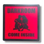 Reclamebord - Amsterdam Red-lights Darkroom come inside