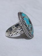 Turquoise - Zilver - Ring