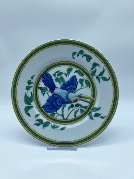 Hermès - Limoges - Bord - Toucans - Beenderporselein, Antiek en Kunst, Antiek | Meubels | Tafels