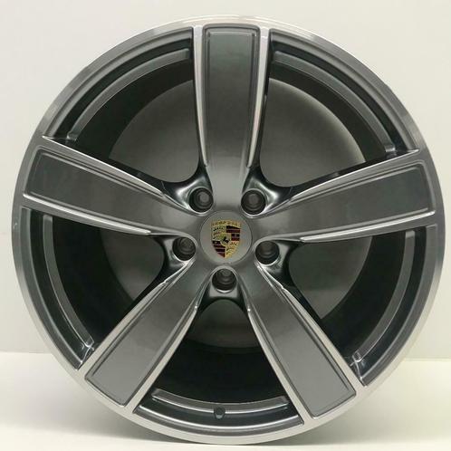 Porsche Cayenne(E3)22inch CarreraSport GT-zilver met banden, Auto-onderdelen, Banden en Velgen, Overige maten, Zomerbanden, 315 mm