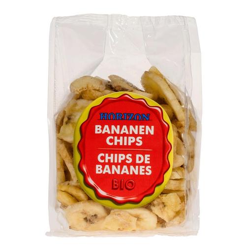 Horizon Bananen Chips Biologisch 125g, Hobby en Vrije tijd, Taarten en Cupcakes maken, Nieuw, Verzenden