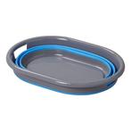 ProPlus Opvouwbare wasmand - 17 liter - blauw/grijs - rui..., Huis en Inrichting, Ophalen of Verzenden