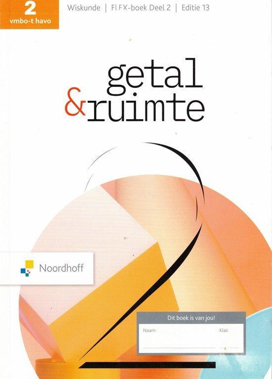 Getal amp Ruimte 13e ed vmbo th 2 FLEX leerboe 9789001078959, Boeken, Studieboeken en Cursussen, Zo goed als nieuw, Verzenden