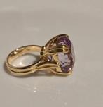 Ring - 18 karaat Geel goud - 24.59ct. tw. Spodumeen, Sieraden, Tassen en Uiterlijk, Ringen, Nieuw