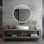 LED-badkamerspiegel Aurora, dimbaar, met 3 lichtkleuren - 80, Huis en Inrichting, Woonaccessoires | Spiegels, Verzenden, Nieuw