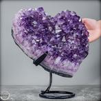 Fantastische Amethist Druse op standaard Anahi-mijnen,, Verzamelen, Mineralen en Fossielen