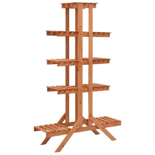 vidaXL Plantenrek 83x25x132 cm massief vurenhout, Tuin en Terras, Overige Tuin en Terras, Nieuw, Verzenden