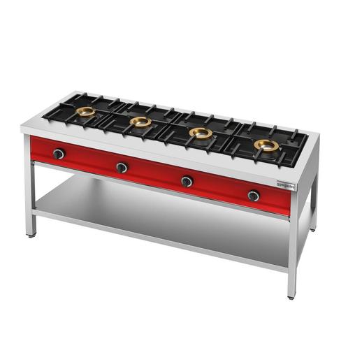 GGM Gastro | Pannenkoeken gasfornuis - 8 kW - 4 branders |, Witgoed en Apparatuur, Fornuizen, Inbouw, Verzenden