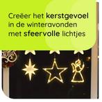 Kerstverlichting Raam Engel, Ster, Noorderster - 73-82cm -, Diversen, Kerst, Verzenden, Nieuw