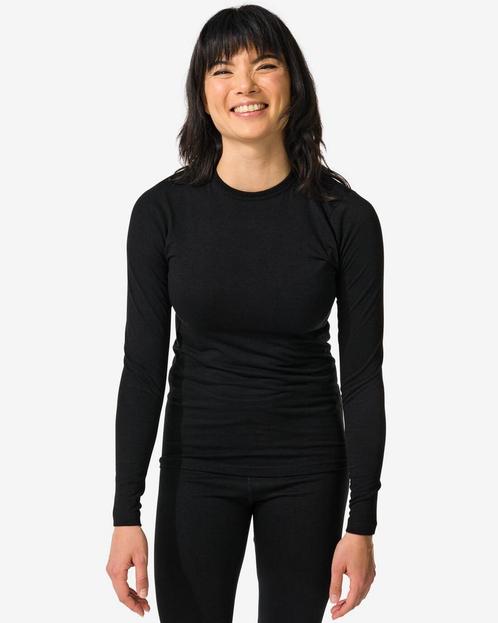 HEMA Dames thermo t-shirt zwart 3=35% / 2=25%, Kleding | Dames, Overige Dameskleding, Nieuw, Verzenden