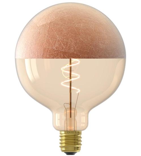 Calex LED Kopspiegel Globelamp G125 E27 4W 120lm 1800K Cr..., Huis en Inrichting, Lampen | Overige, Nieuw, Ophalen of Verzenden