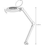 Toolcraft - LED-loeplamp - vergrotingsfactor: 1.75x- 8W -, Verzenden, Nieuw