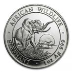 Somalische Olifant 1 oz 2009 (130.000 oplage), Zilver, Losse munt, Overige landen, Verzenden